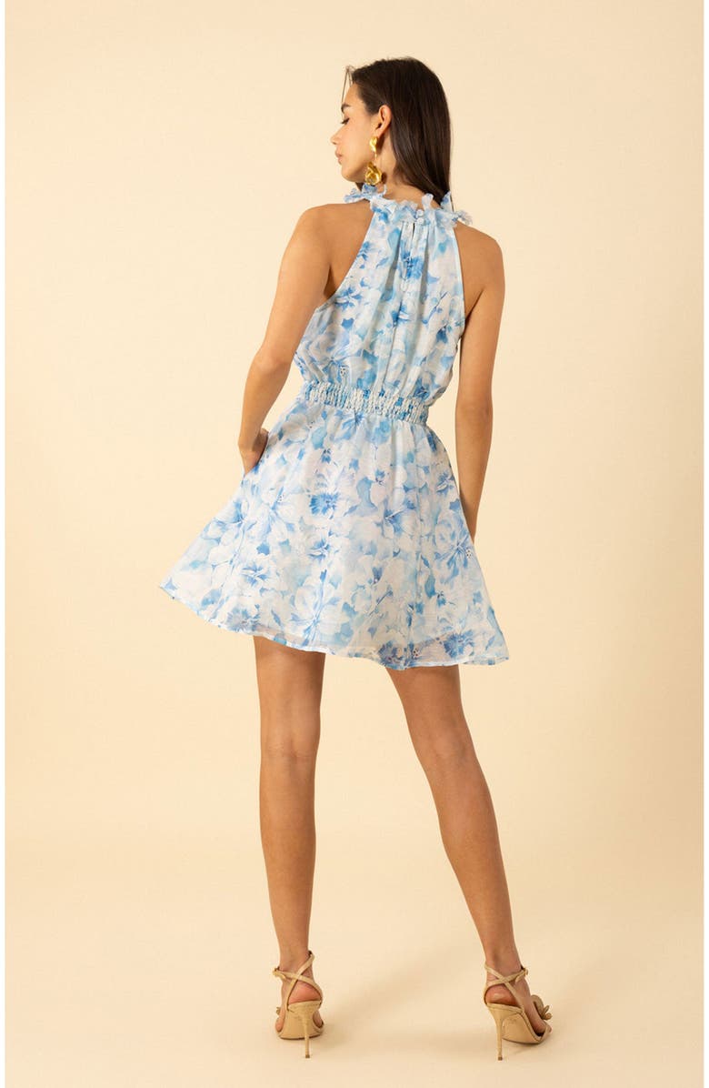 Hale Bob Nala Organza Floral Dress, Alternate, color, 
