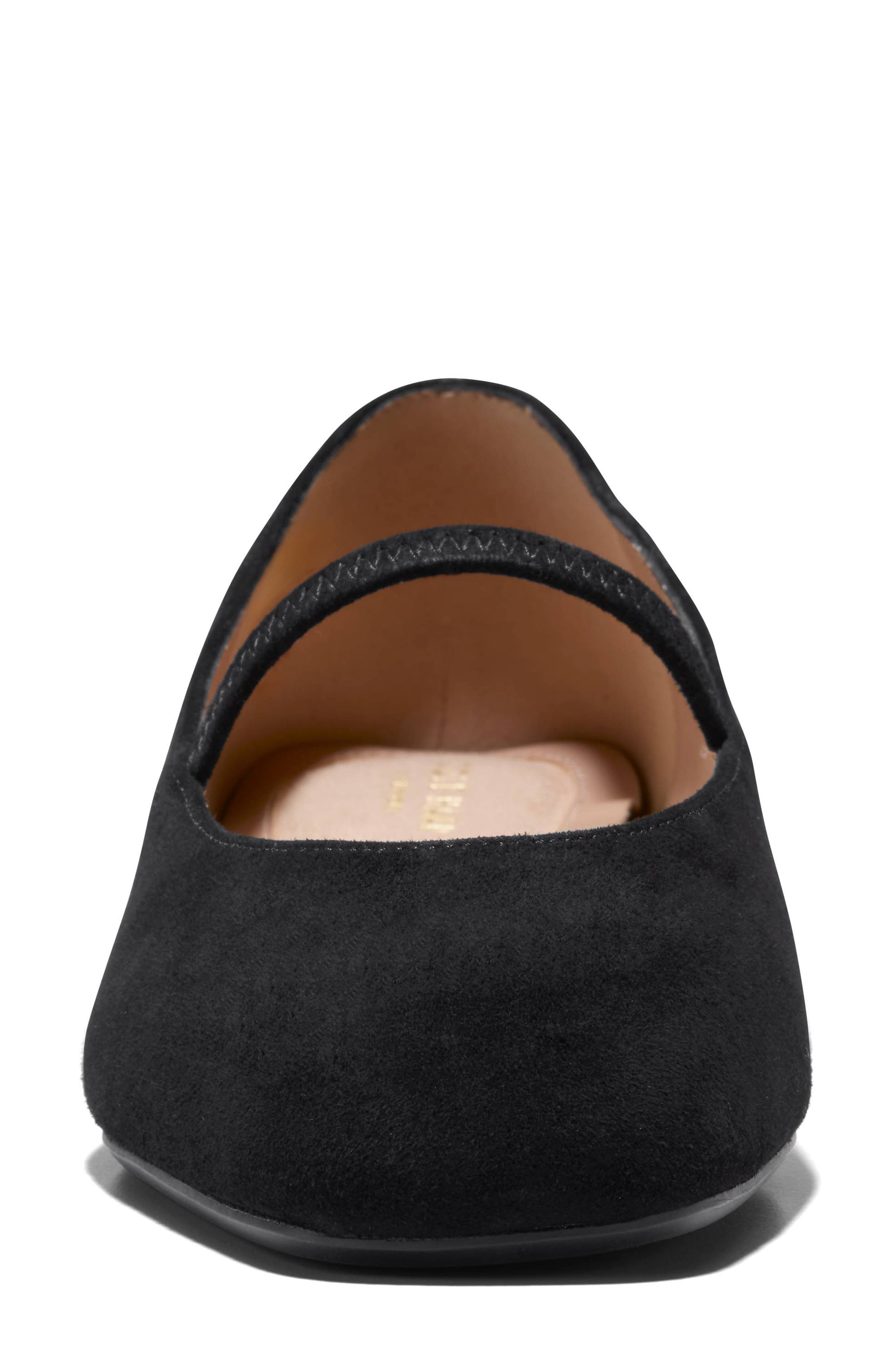 Go-To Valinda Mary Jane Flat, Alternate, color, BLACK SUEDE