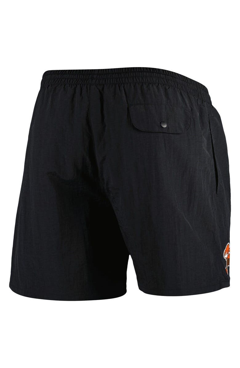 Mitchell & Ness Men's Mitchell & Ness Black Cleveland Browns Team Essentials Nylon Shorts, Alternate, color, Black