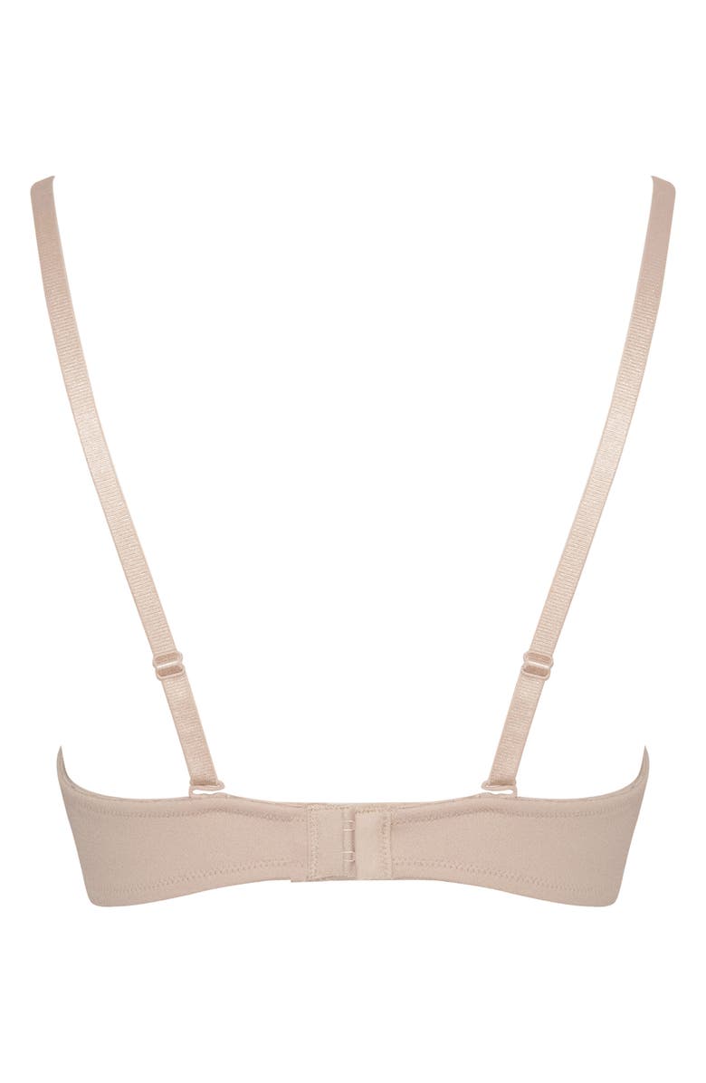 MAGIC Bodyfashion V-Bra Convertible Plunge Bra, Alternate, color, Caramel