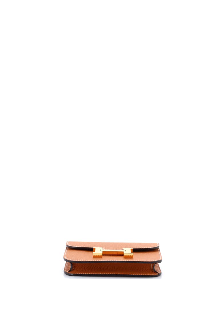 Constance Slim Wallet Epsom, Alternate, color, Toffee