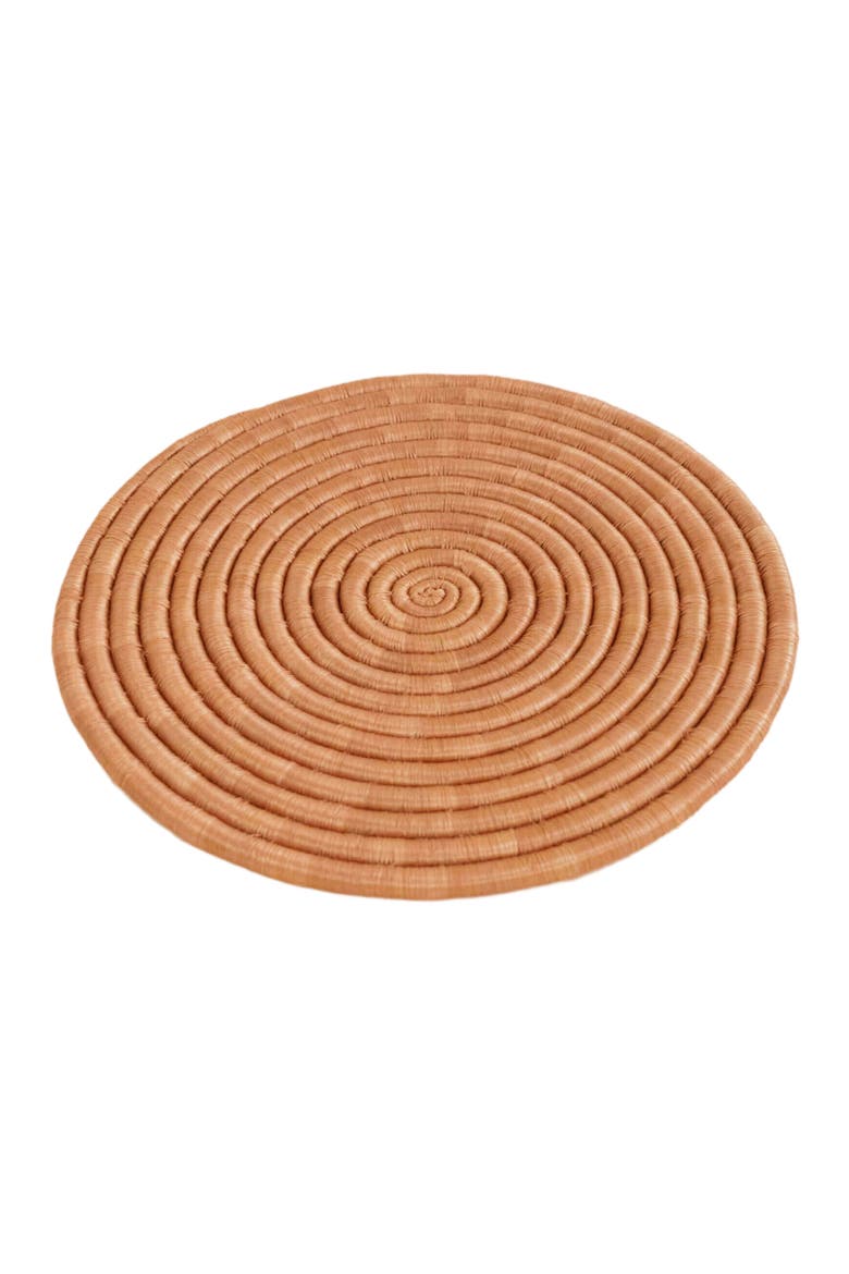 12" Sisal Placemat - Tea, Alternate, color, Brown