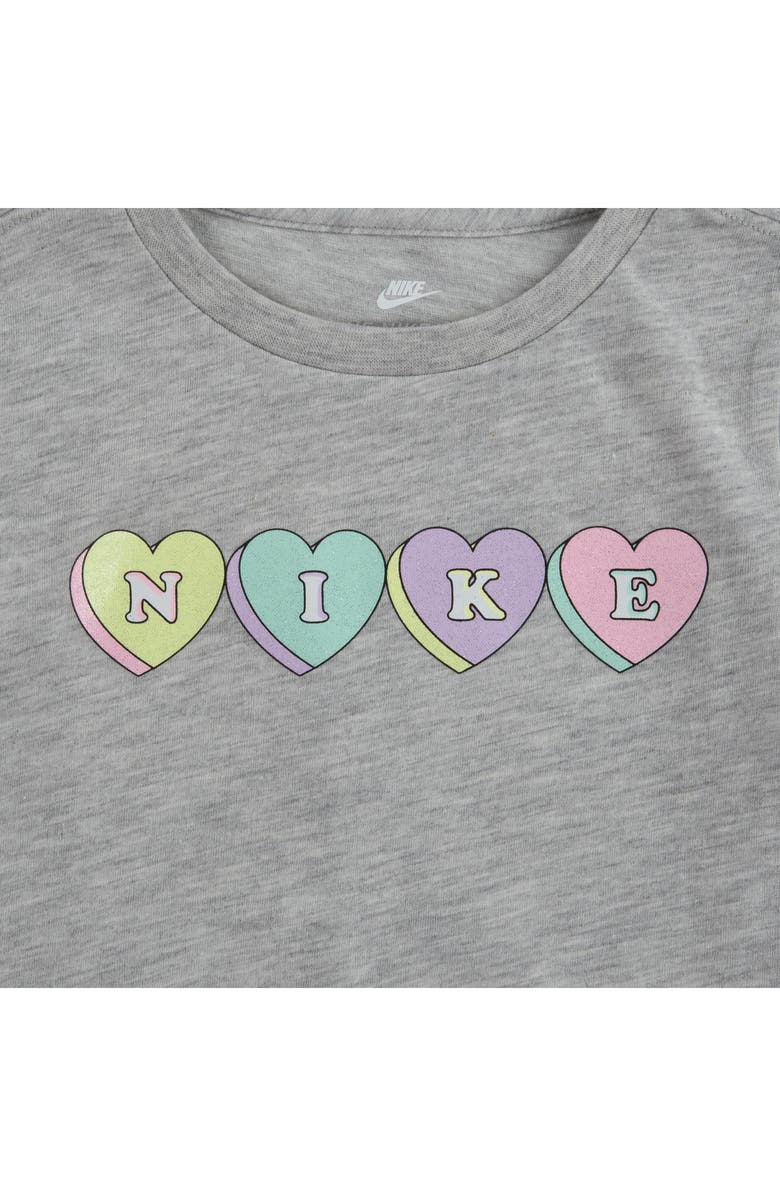 Nike Kids' Candy Heart Graphic T-Shirt, Alternate, color, 