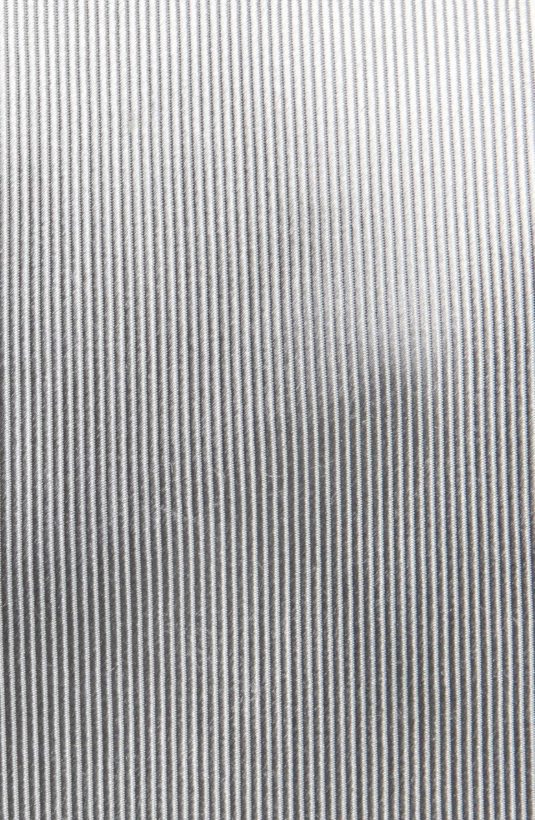 Duchamp Solid Silk Tie, Alternate, color, Silver