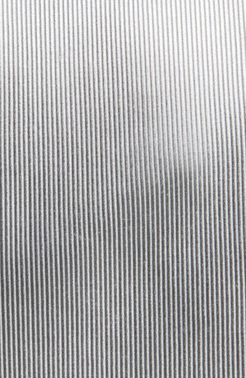 Duchamp Solid Silk Tie In Gray