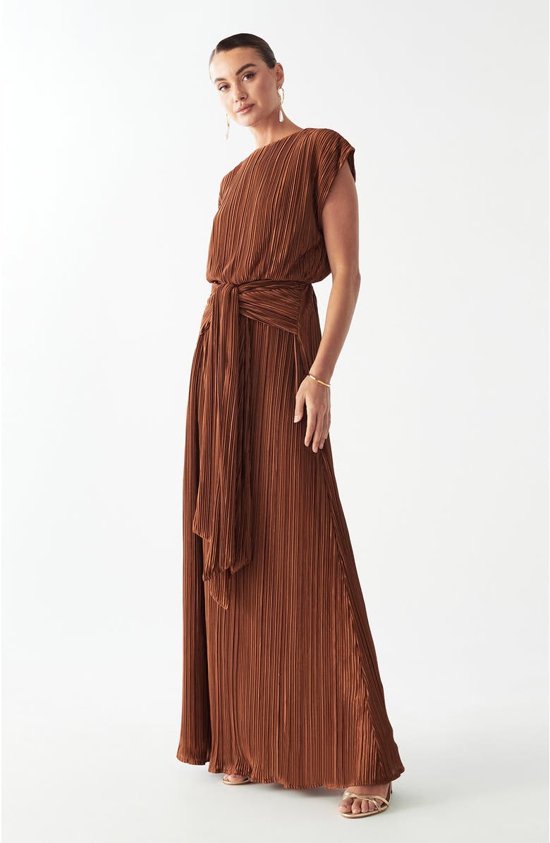 SAVEL Zarina Maxi Dress, Alternate, color, Rust