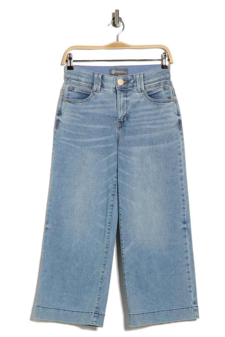 Wide Leg Cropped Jeans, Alternate, color, LIGHT BLUE