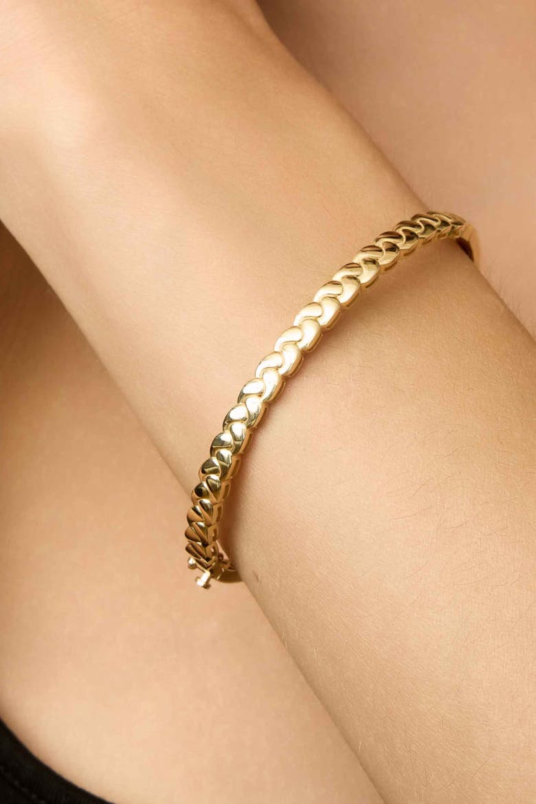14K Yellow Gold Harmony Bangle, Alternate, color, Yellow Gold