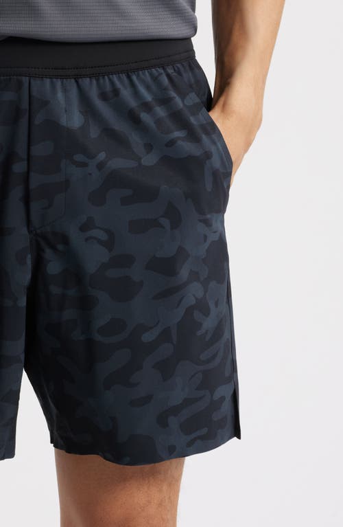 Ten Thousand Interval Lined 5-inch Training Shorts In Black Camo