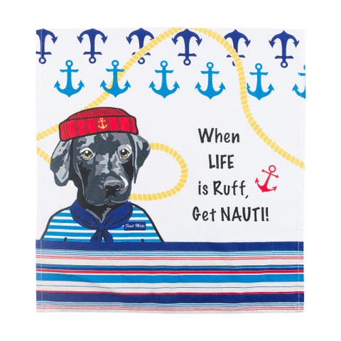 Nauti Dogs/Black Lab First Mate Towel