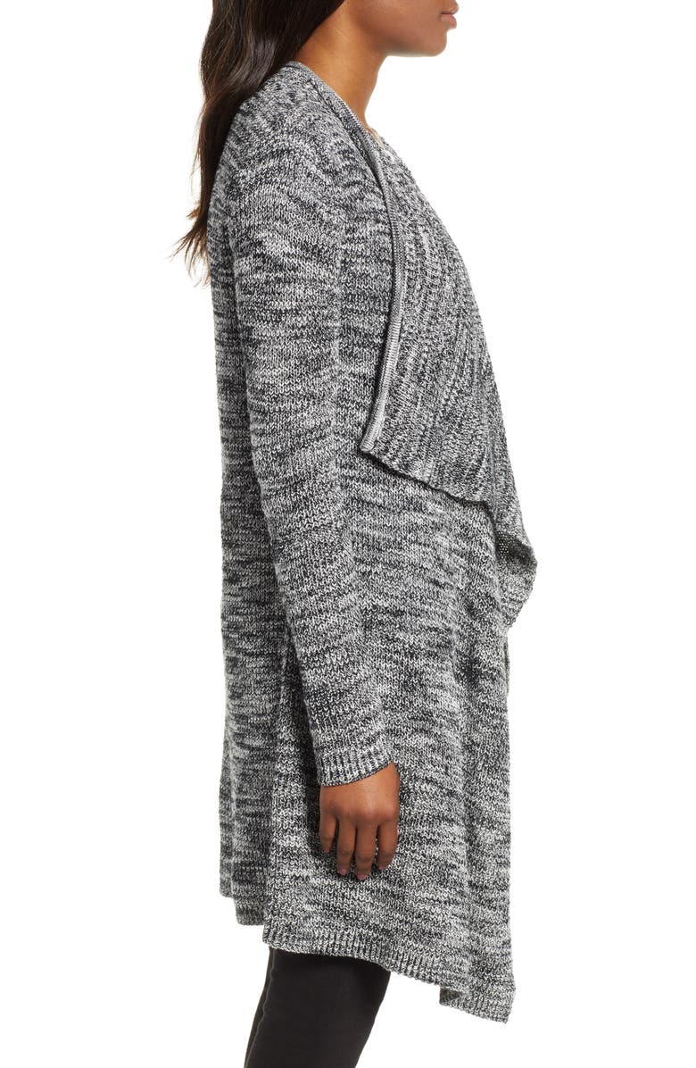 Caslon<sup>®</sup> Drape Collar Cardigan, Alternate, color, 