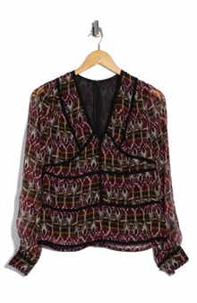 Longchamp Print Silk Blouse