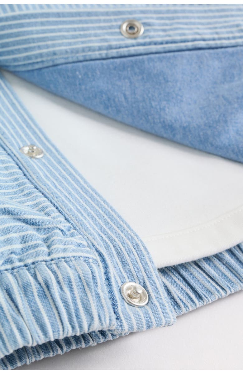 NEXT T-Shirt, Stripe Jacket & Pants Set, Alternate, color, Blue