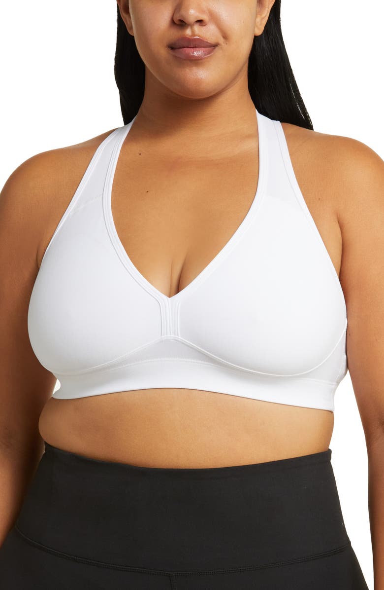 Beyond Yoga Lift Your Spirits Sports Bra, Main, color, Cloud White