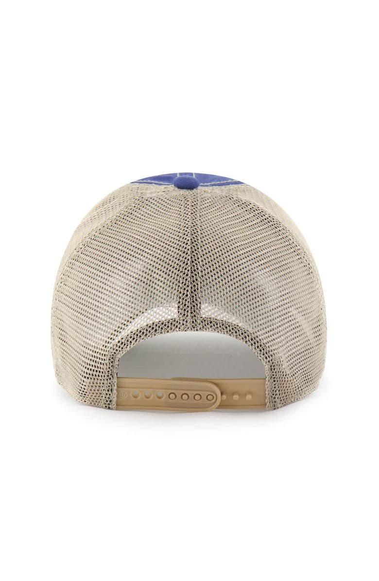 '47 Men's '47  Royal Buffalo Bills Wabash Trucker Clean Up Adjustable Hat, Alternate, color, 