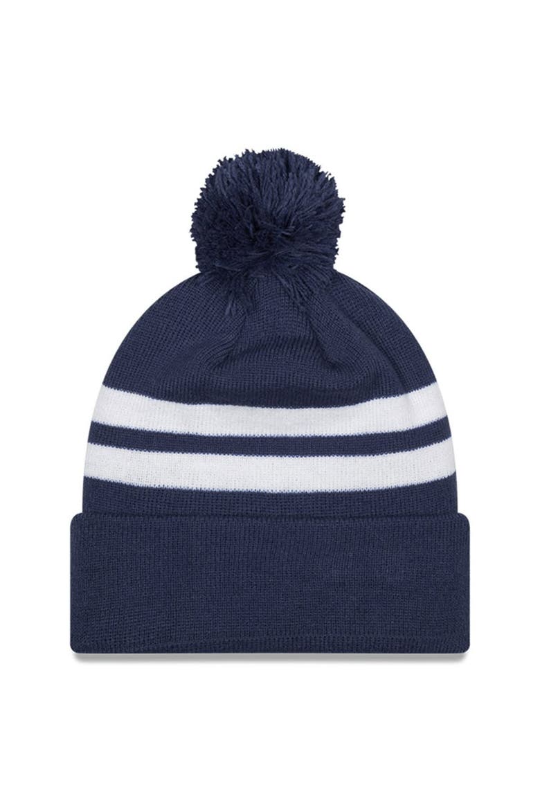 Men's New Era  Navy Houston Texans 2023 AFC South Division Champions Cuffed Knit Hat with Pom, Alternate, color, Navy