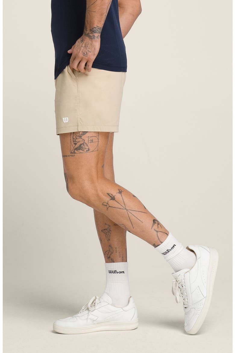 Tennis Volley 6-Inch Shorts, Alternate, color, SAFARI
