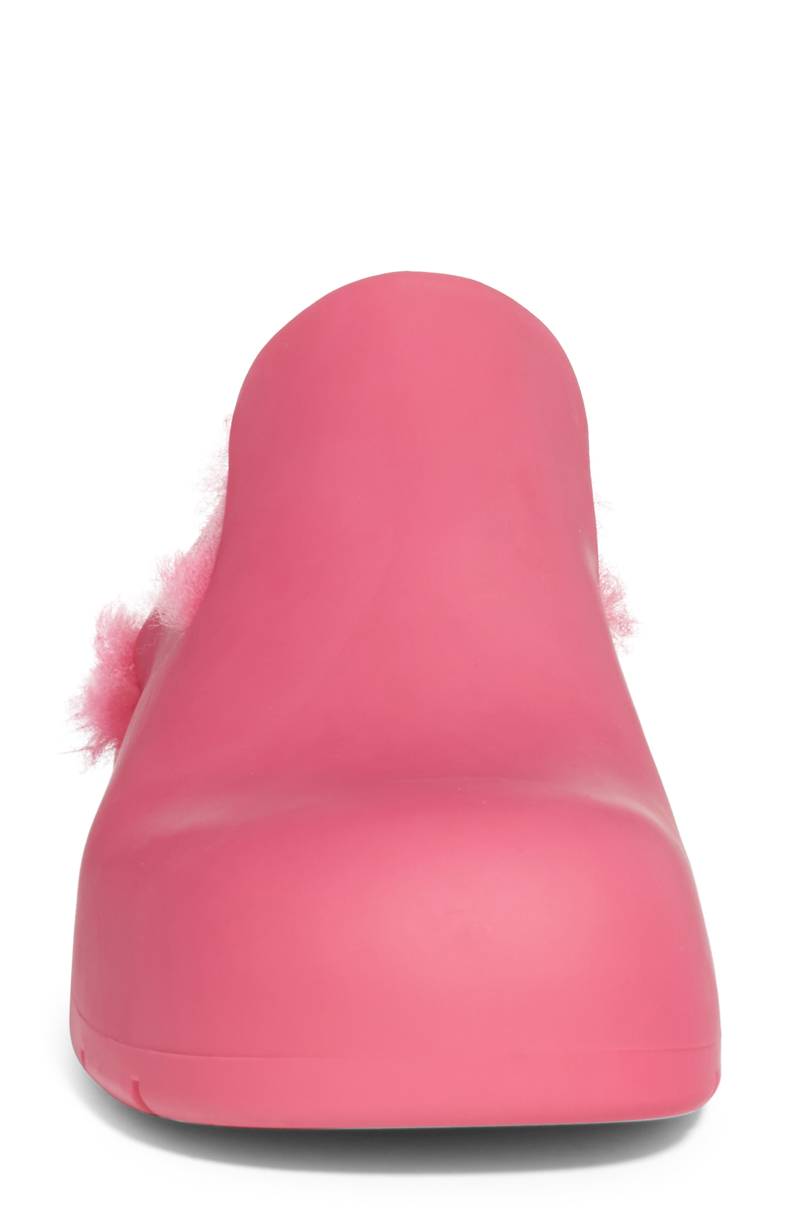 Bottega Veneta Puddle Genuine Shearling Lined Slingback Clog, Alternate, color, 