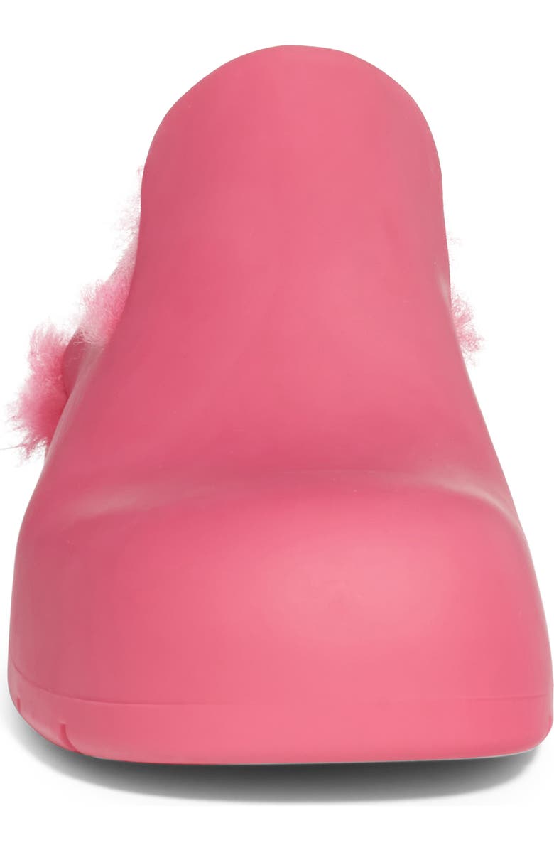 Bottega Veneta Puddle Genuine Shearling Lined Slingback Clog, Alternate, color,