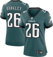 Nike Women's Nike Saquon Barkley Midnight Green Philadelphia Eagles Game Player Jersey