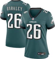 Nike Women's Nike Saquon Barkley Midnight Green Philadelphia Eagles Game Player Jersey