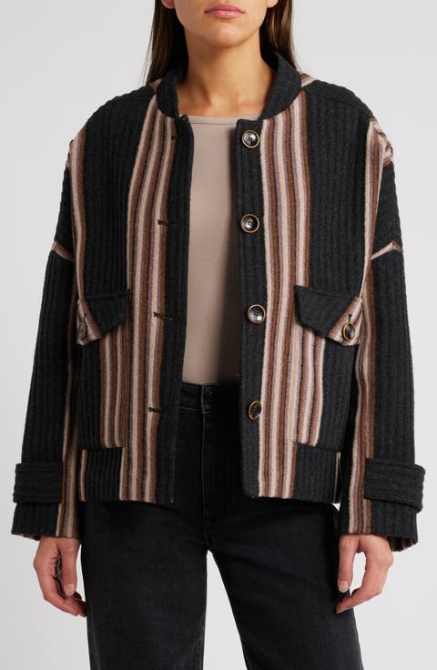 Yaletown Rib Wool Blend Jacket