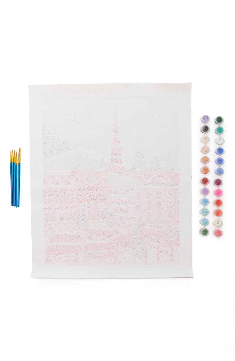 Paint Anywhere Winter Market Paint-by-Numbers Set, Alternate, color,
