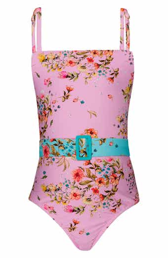 PQ SWIM Kids' Brixtyn Belted One-Piece Swimsuit