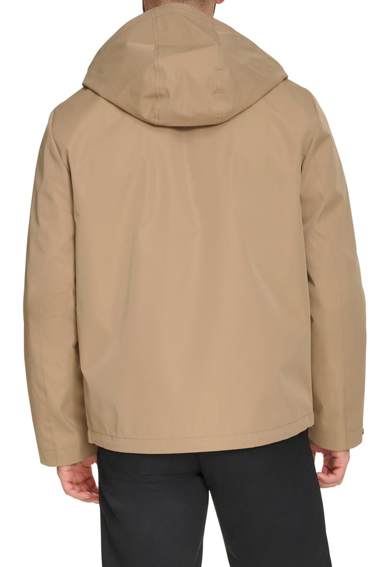 Hooded Rain Jacket, Alternate, color, KHAKI 2