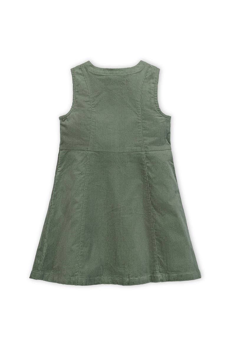 Kids' Organic Corduroy Button Front Jumper, Alternate, color, Sage