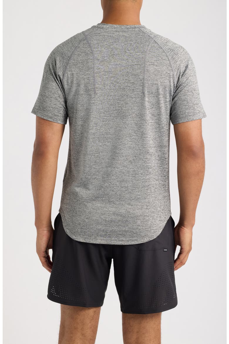 Enzo Performance T-Shirt, Alternate, color, BLACK HEATHER