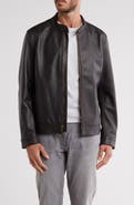 Frye Cafe Leather Racer Jacket