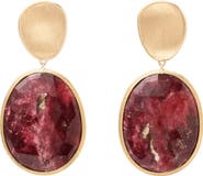 Marco Bicego Lunaria Thulite Drop Earrings