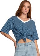 Belle & Bloom Brave Soul Oversized Striped T-Shirt