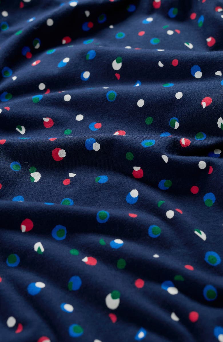 Seasalt Cornwall April Spot Print Stretch Organic Cotton Dress, Alternate, color, Abstract Spot Mix