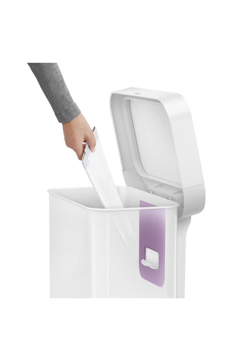 simplehuman 45L rectangular step can with liner pocket, Alternate, color,