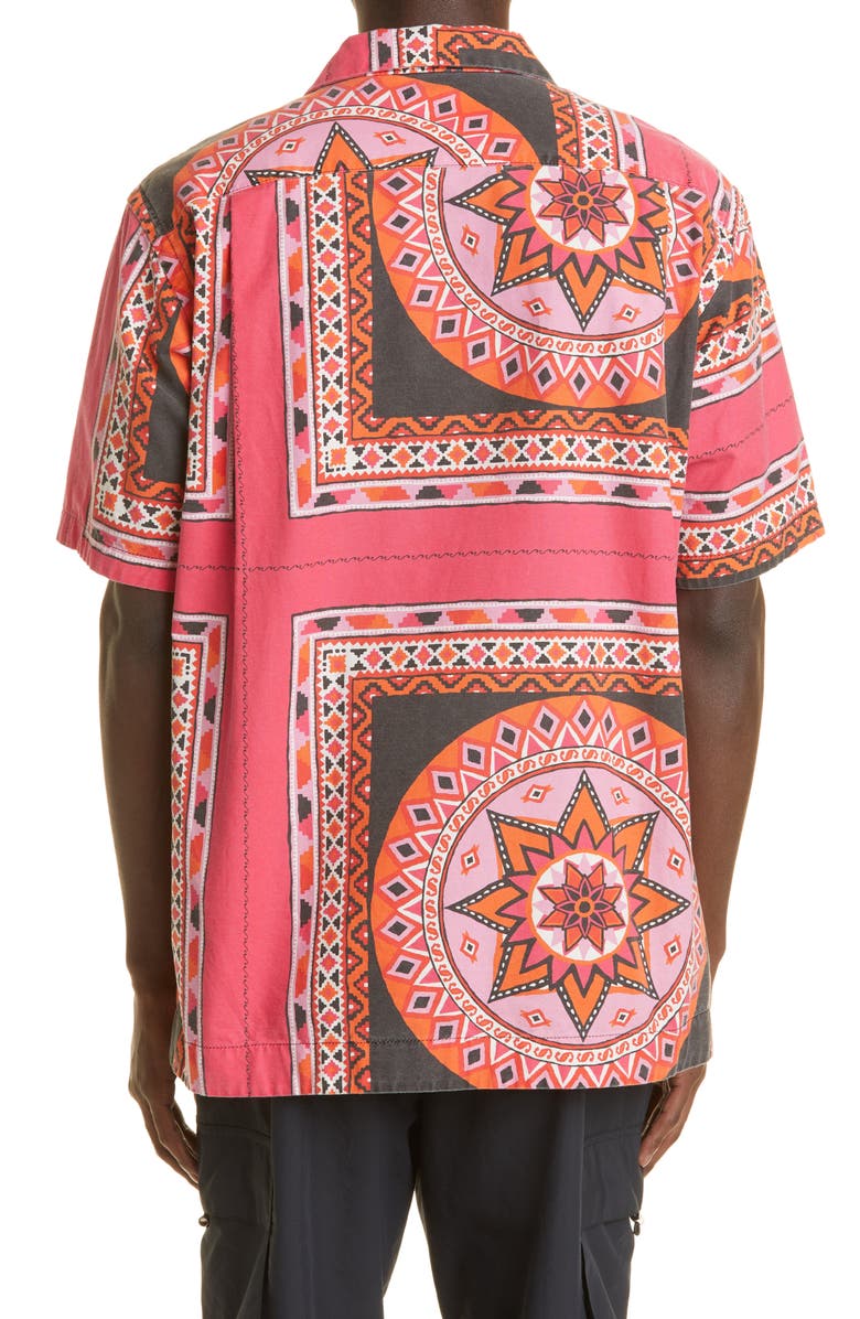 Sacai Bandana Print Camp Shirt, Alternate, color,