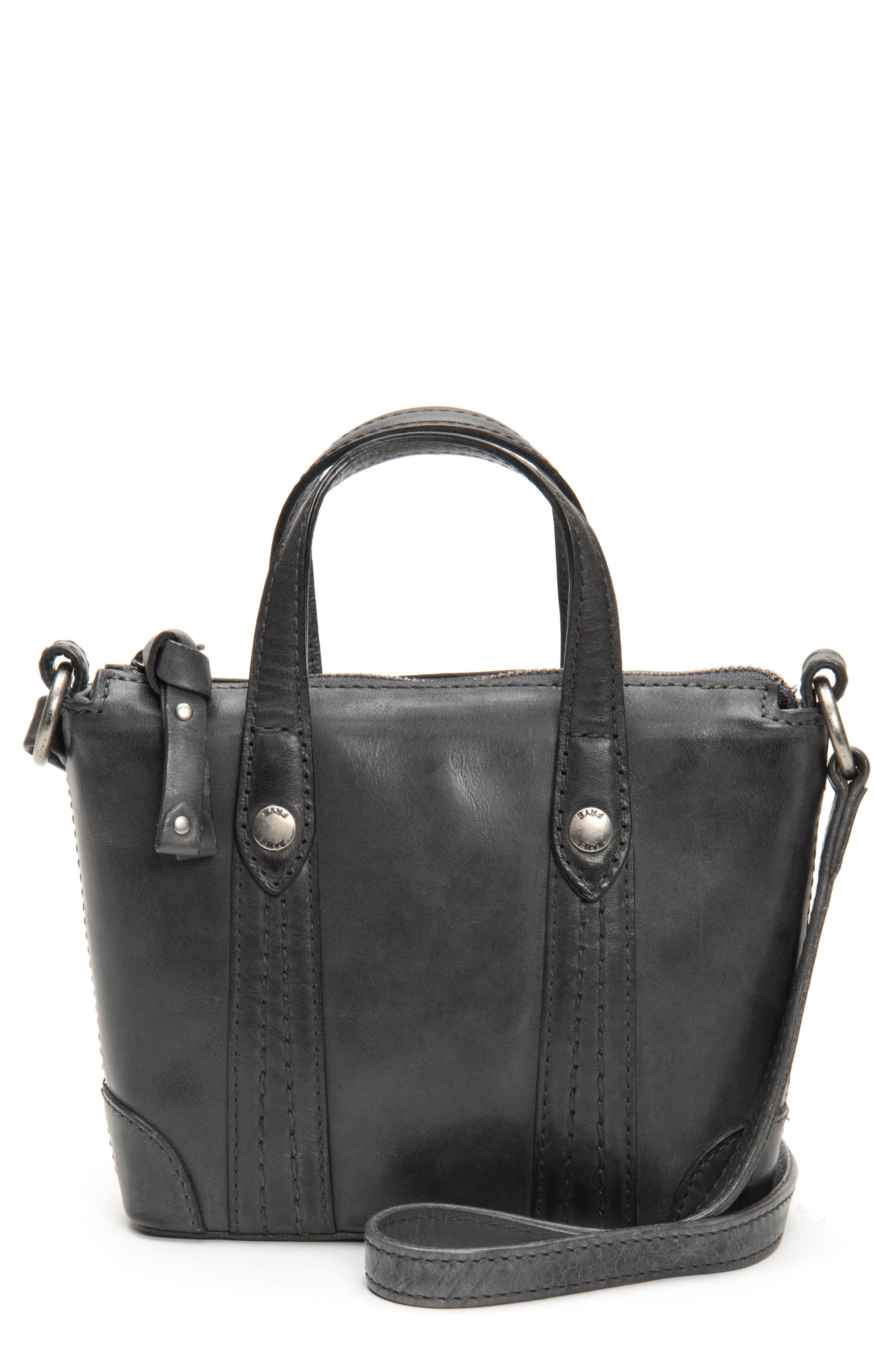 Frye Melissa Mini Leather Crossbody Shopper, Main, color, 