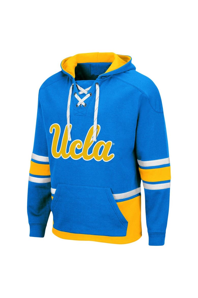 Men's Colosseum Blue UCLA Bruins Lace Up 3.0 Pullover Hoodie, Alternate, color, Blue