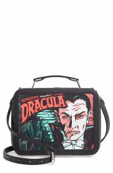 Moschino x Universal Dracula Faux Leather Lunchbox Bag