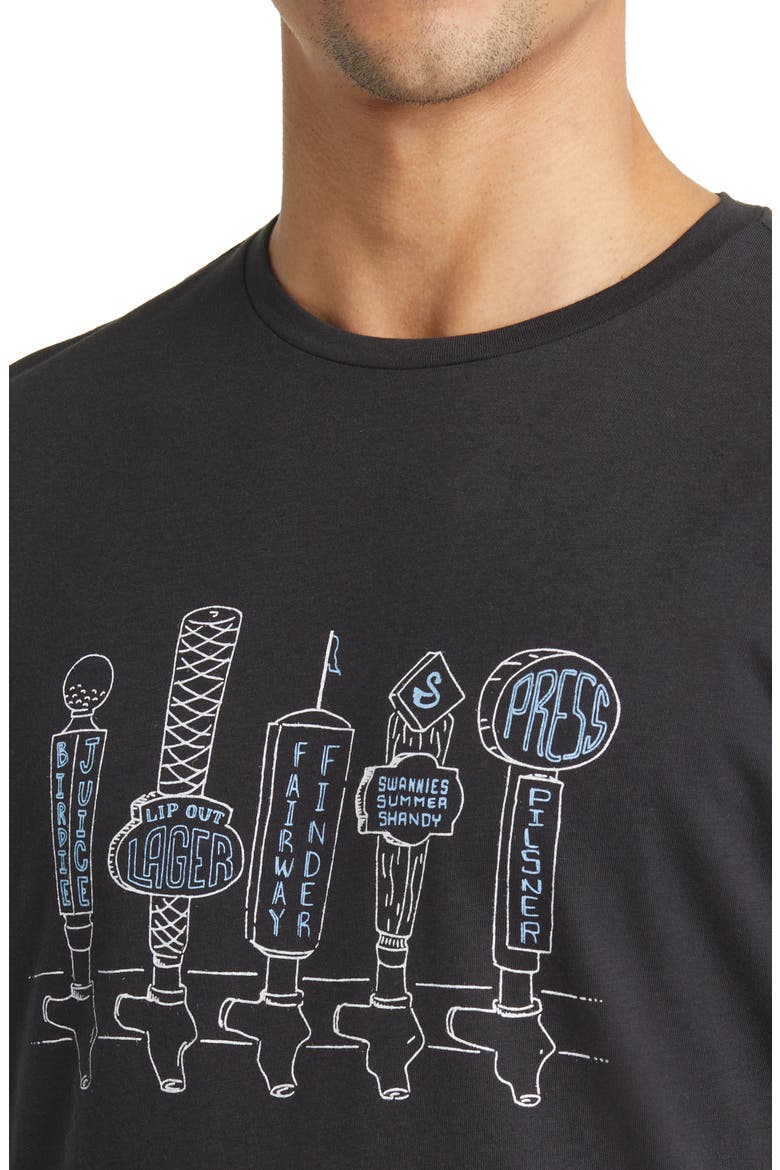 Taps Graphic Tee, Alternate, color, BLACK