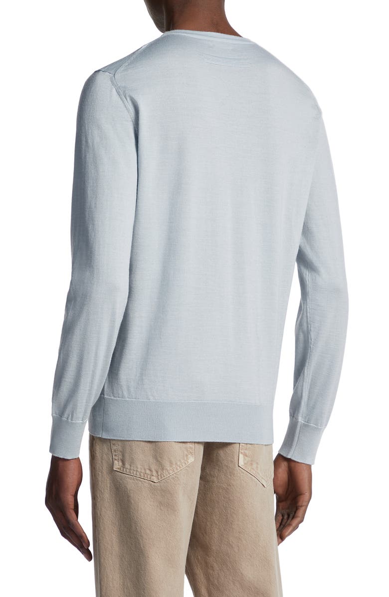 ZEGNA Casheta Cashmere & Silk Sweater, Alternate, color, 