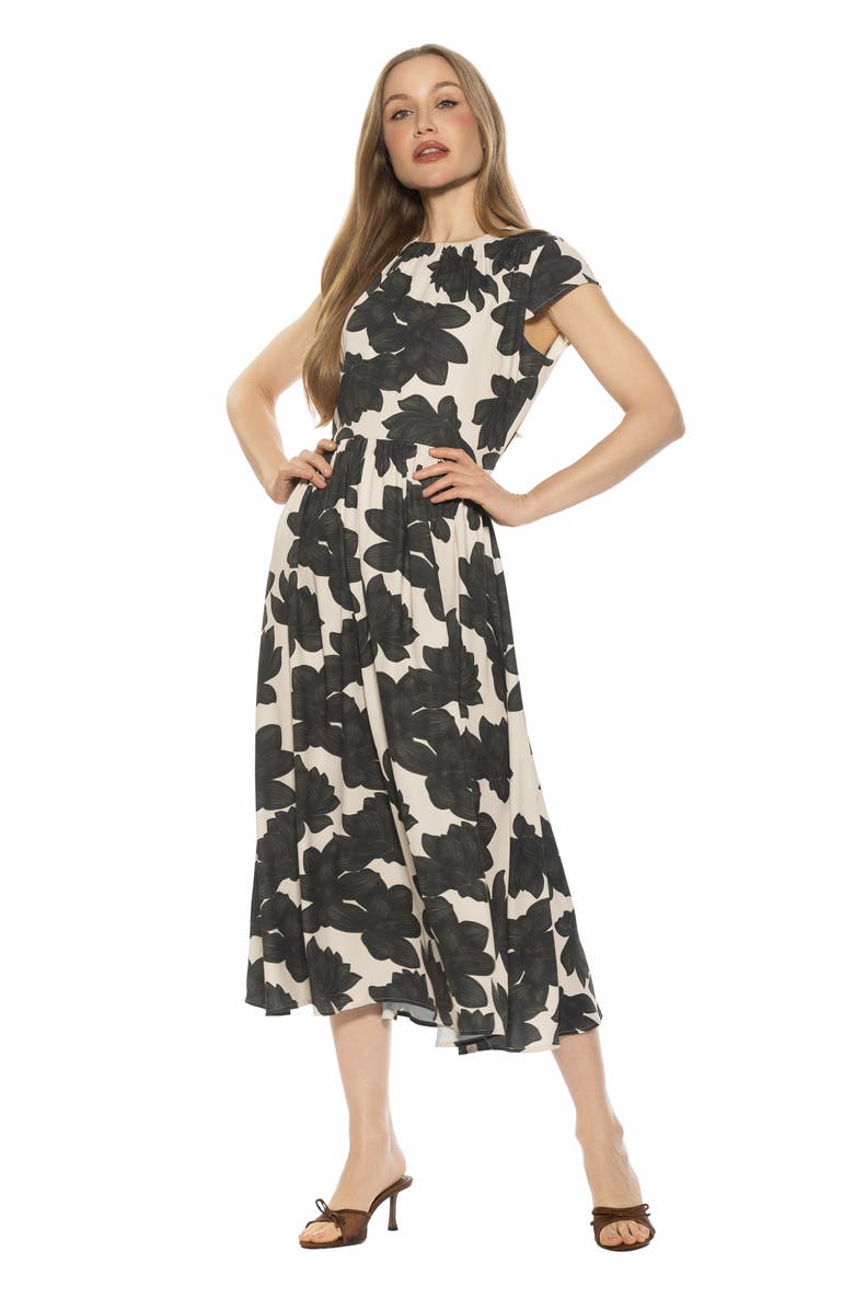 Alexia Admor Cassiane Fit & Flare Dress, Alternate, color,