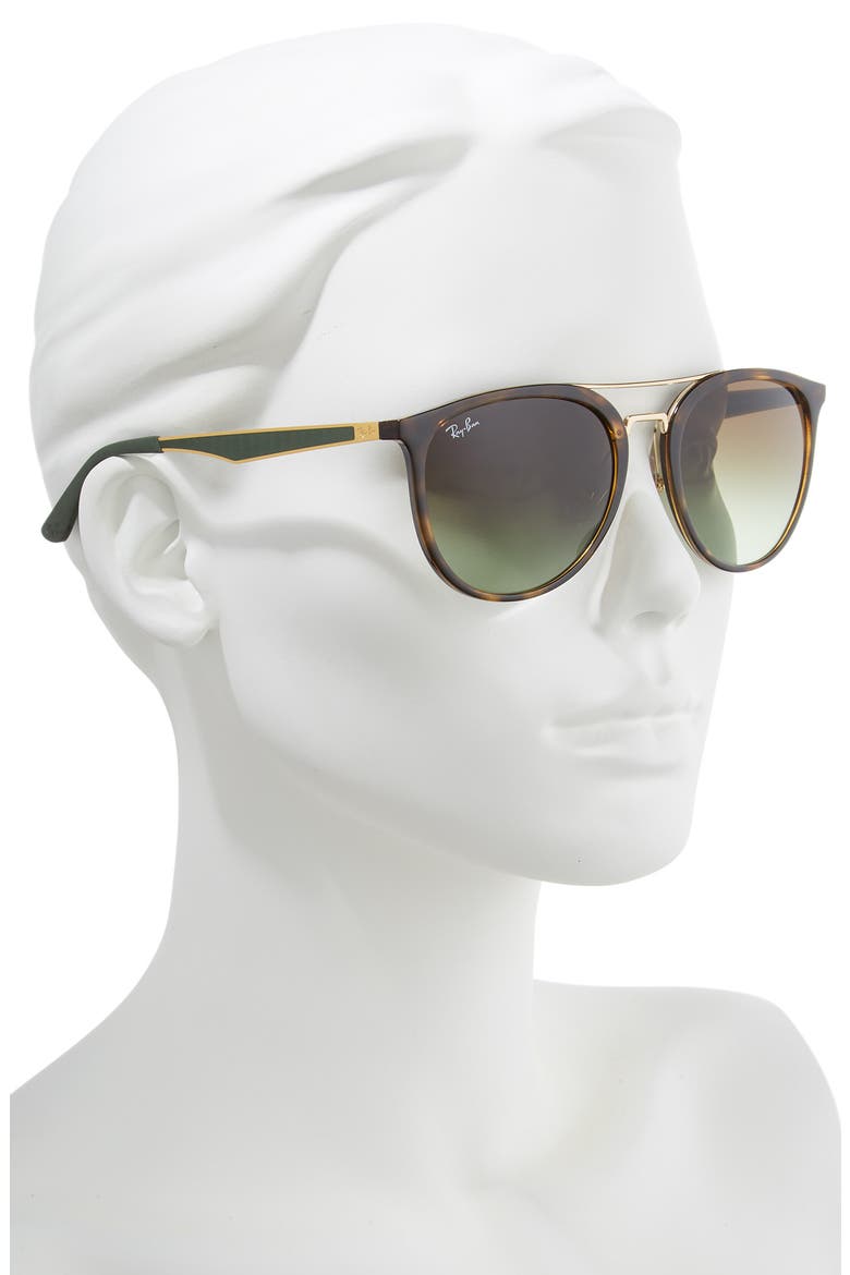 55mm Retro Sunglasses, Alternate, color, HAVANA