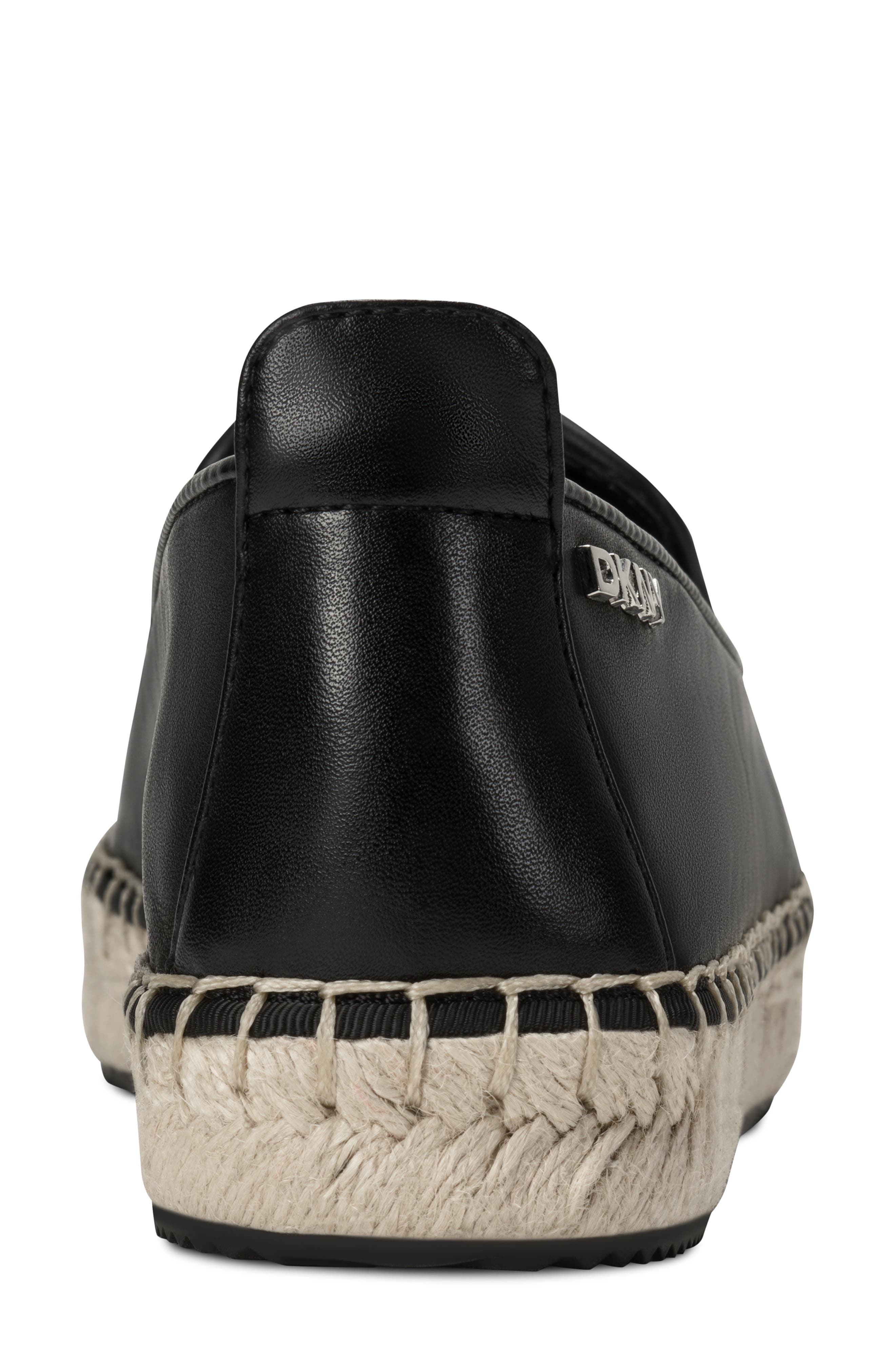 DKNY Mallandra Platform Espadrille Flat, Alternate, color, Black-Black