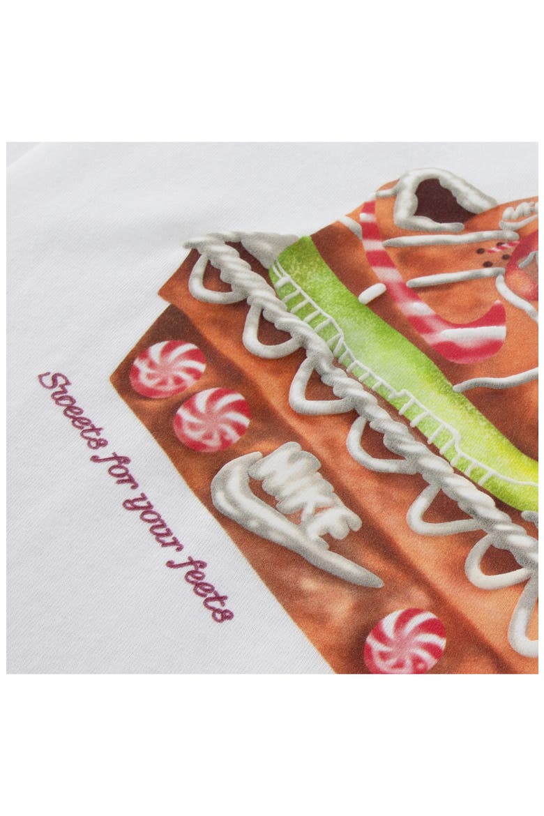 Kids' Gingerbread Graphic T-Shirt, Alternate, color, SAIL