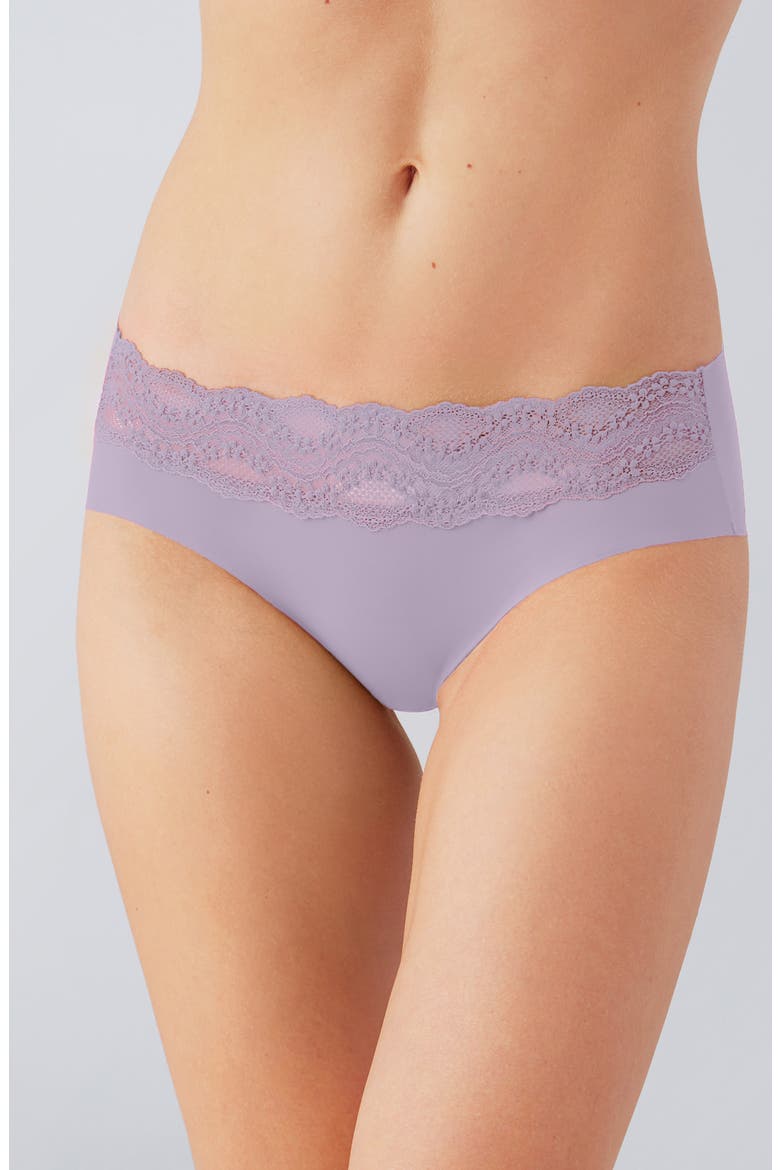 b.bare Hipster Panties, Main, color, LAVENDER GRAY
