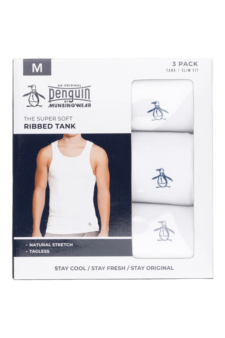 3-Pack Supersoft Cotton Tank Tops, Alternate, color, WHITE