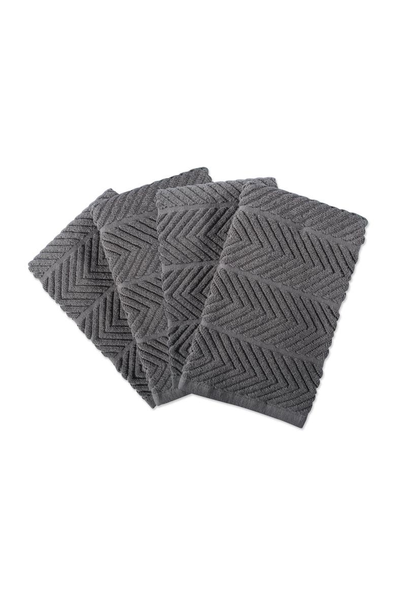 Chevron Luxury Bar Mop Set/4, Main, color, Gray