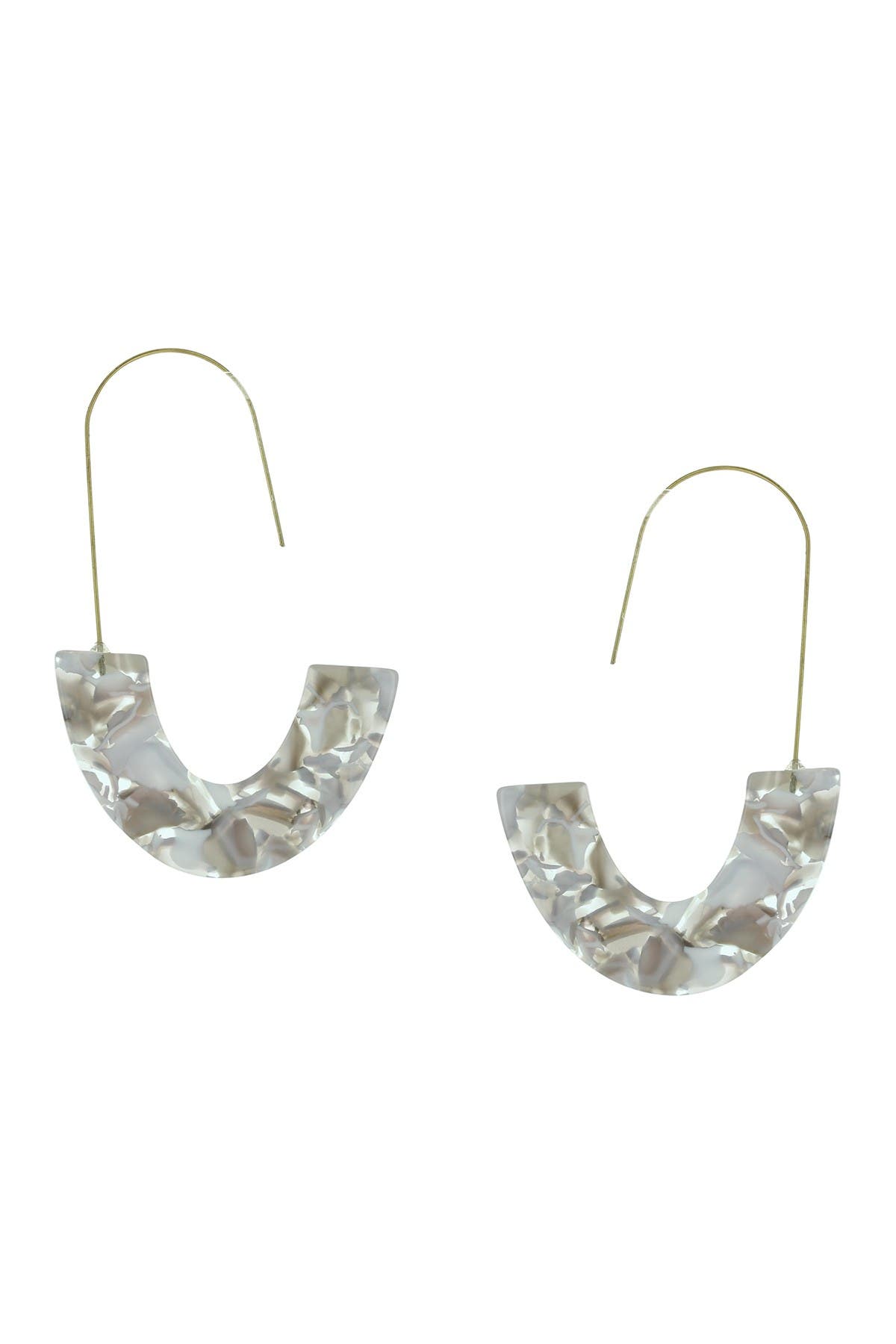 OLIVIA WELLES Tabby Multi-Color 76mm Hoop Earrings